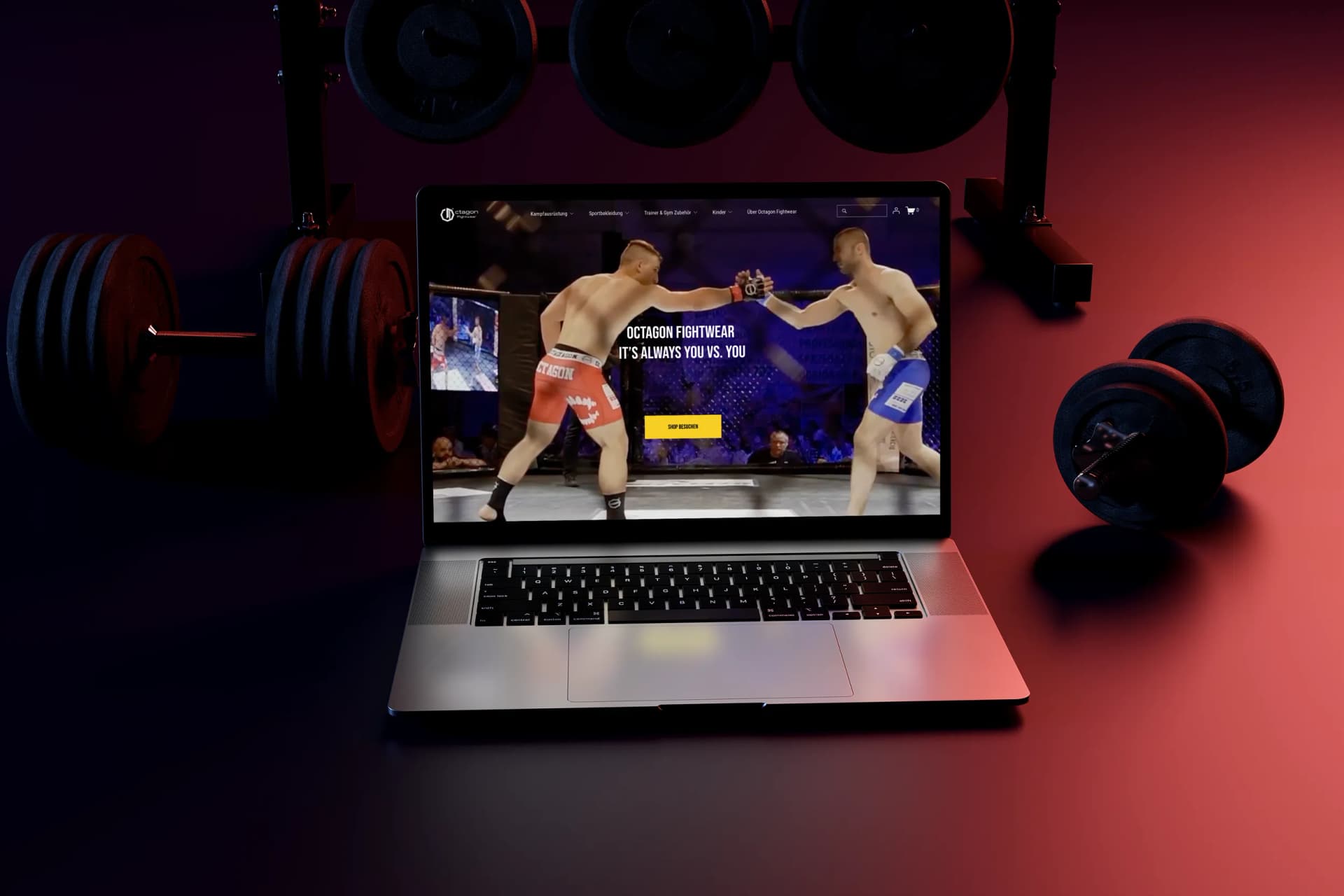 Octagon Fightwear — Online-Shop und E-Mail Marketing, realisiert von novum partners
